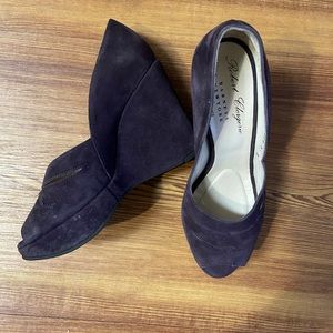 Vintage Robert Clergerie Suede Wedge